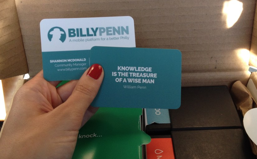 And now for something completely different: Working at Billy&nbsp;Penn