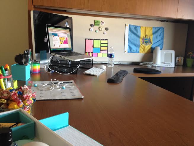 My new workspace in the Billy Penn offices